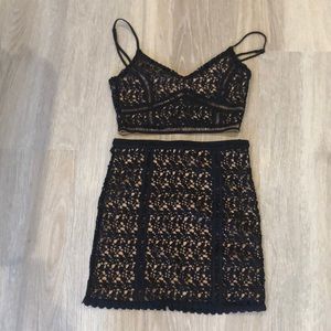 Kendall and Kylie 2 piece lace set